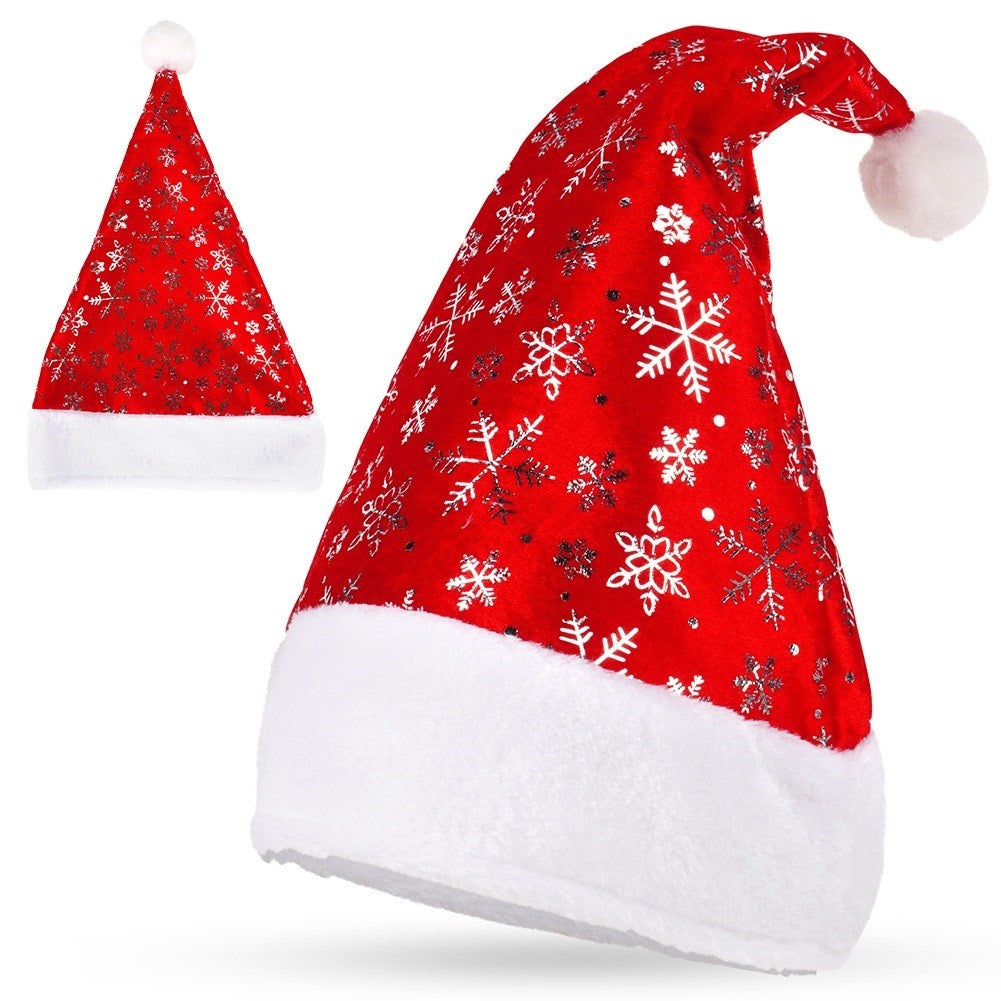 Santa Claus hat universal with pompom 43 cm