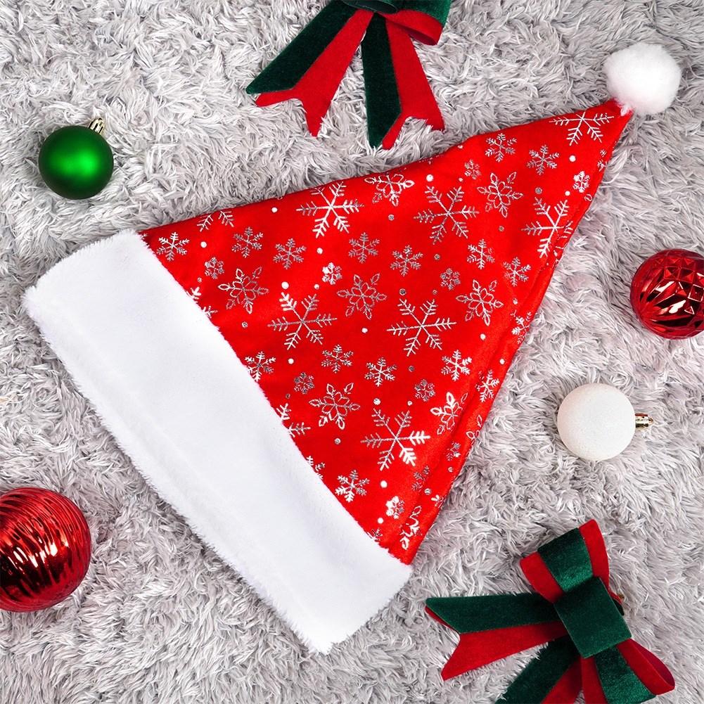 Santa Claus hat universal with pompom 43 cm
