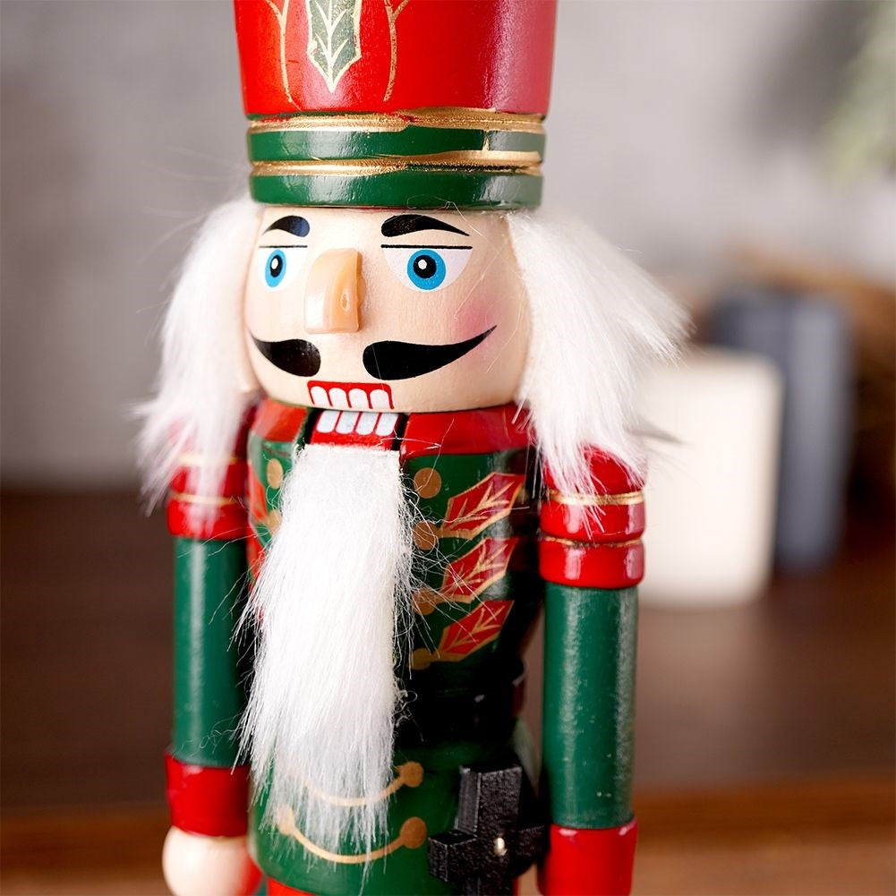 Santa Nutcracker - 25 cm Wooden Decoration