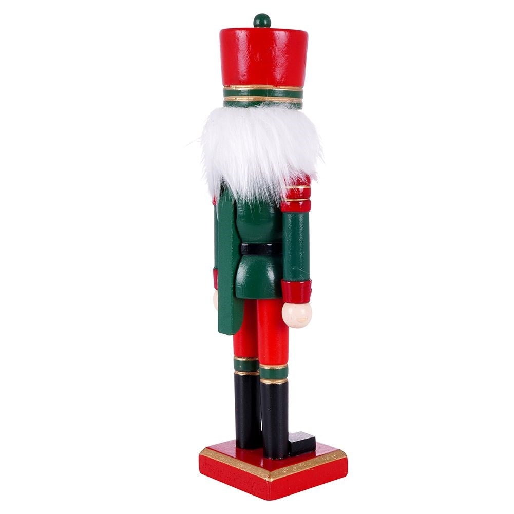 Santa Nutcracker - 25 cm Wooden Decoration