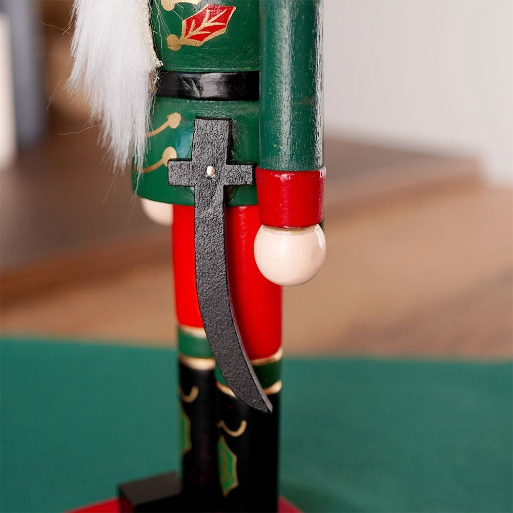 Santa Nutcracker - 25 cm Wooden Decoration