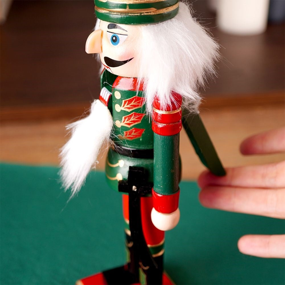 Santa Nutcracker - 25 cm Wooden Decoration