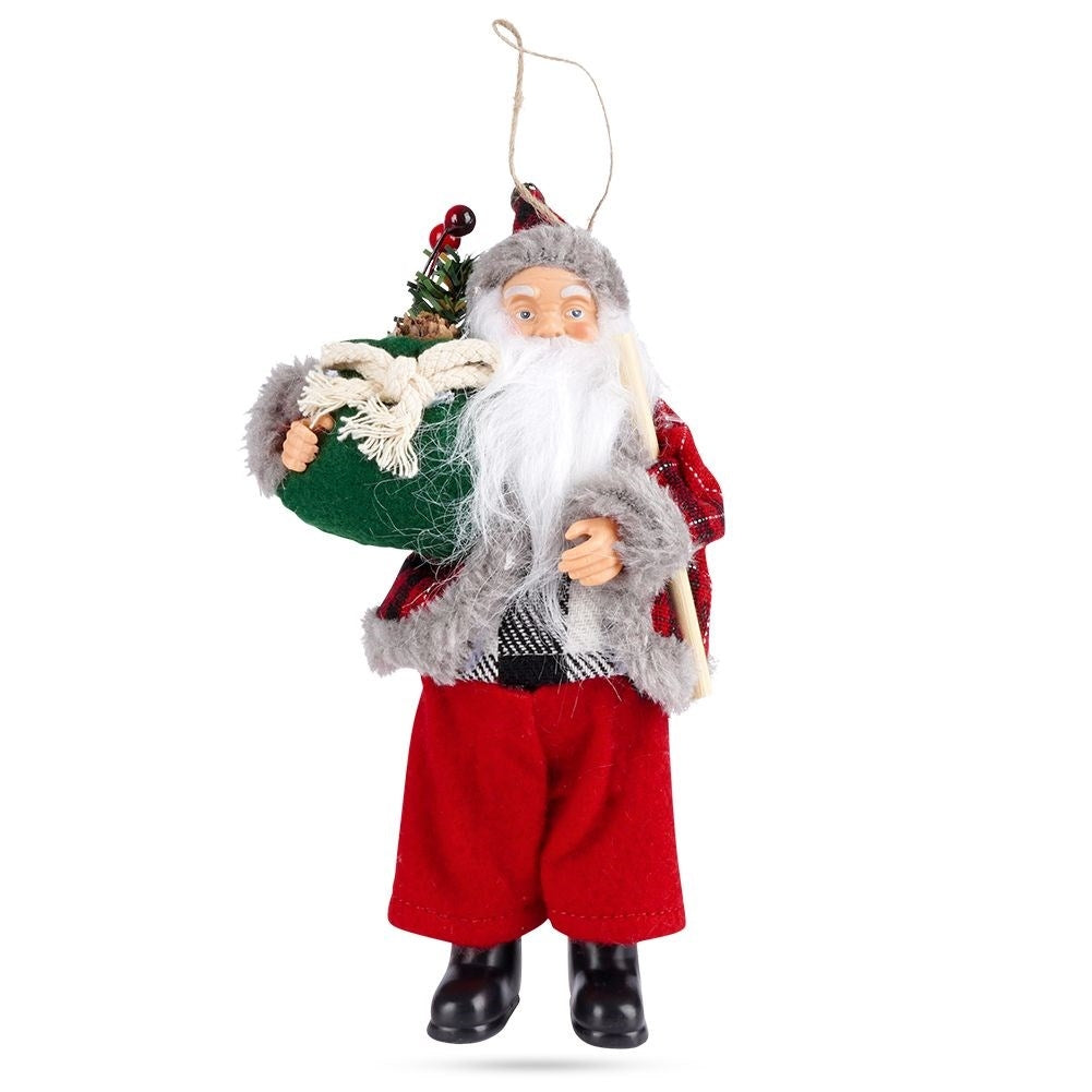 Santa figure 19 cm - Perfect Christmas decoration with clock