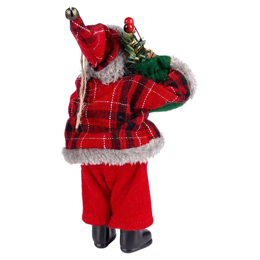 Santa figure 19 cm - Perfect Christmas decoration with clock