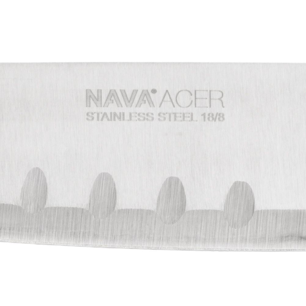 Santoku knife in stainless steel for Asian cooking
