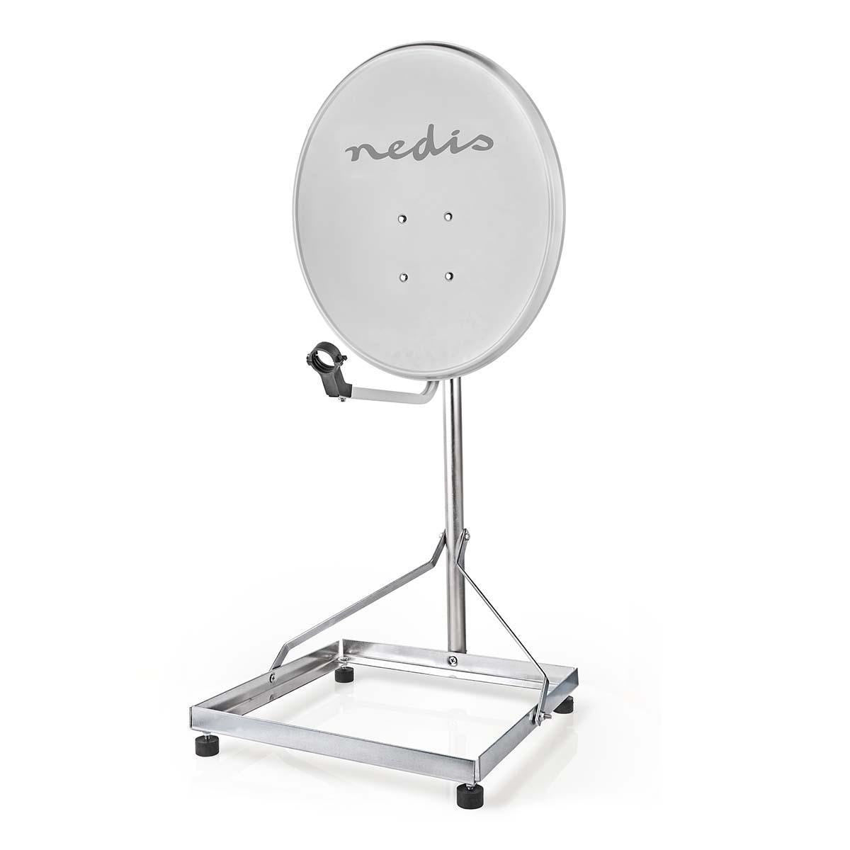 Satellite Balcony mount | Mast length: 1.00 m | Maximum counter size: 90.0 cm | Bottom plate size: 1 x 50 x 50 cm | Steel | Silver