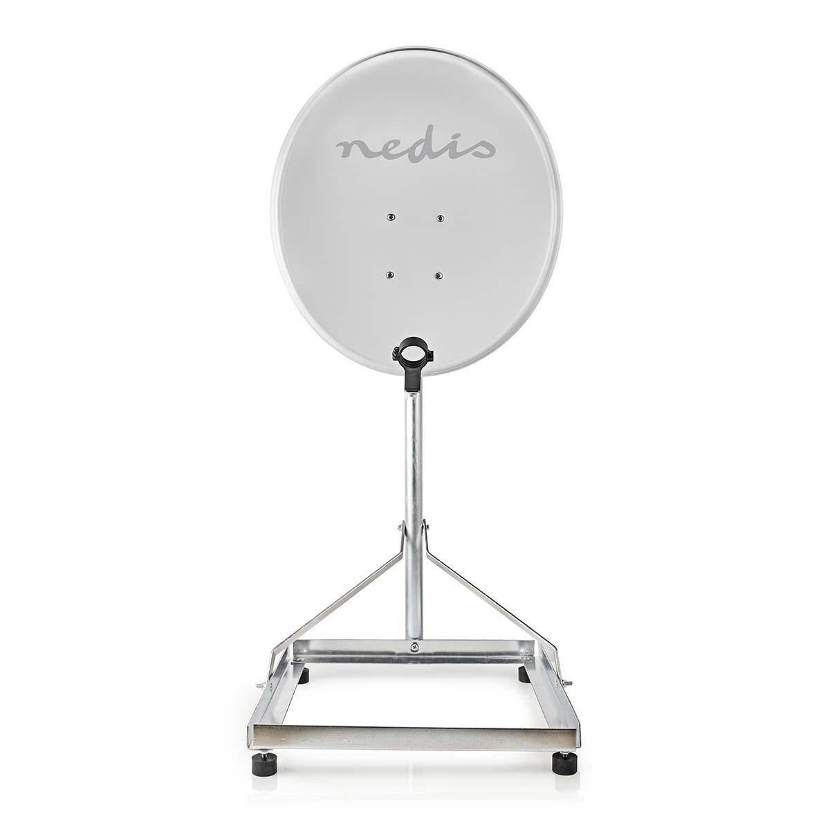 Satellite Balcony mount | Mast length: 1.00 m | Maximum counter size: 90.0 cm | Bottom plate size: 1 x 50 x 50 cm | Steel | Silver