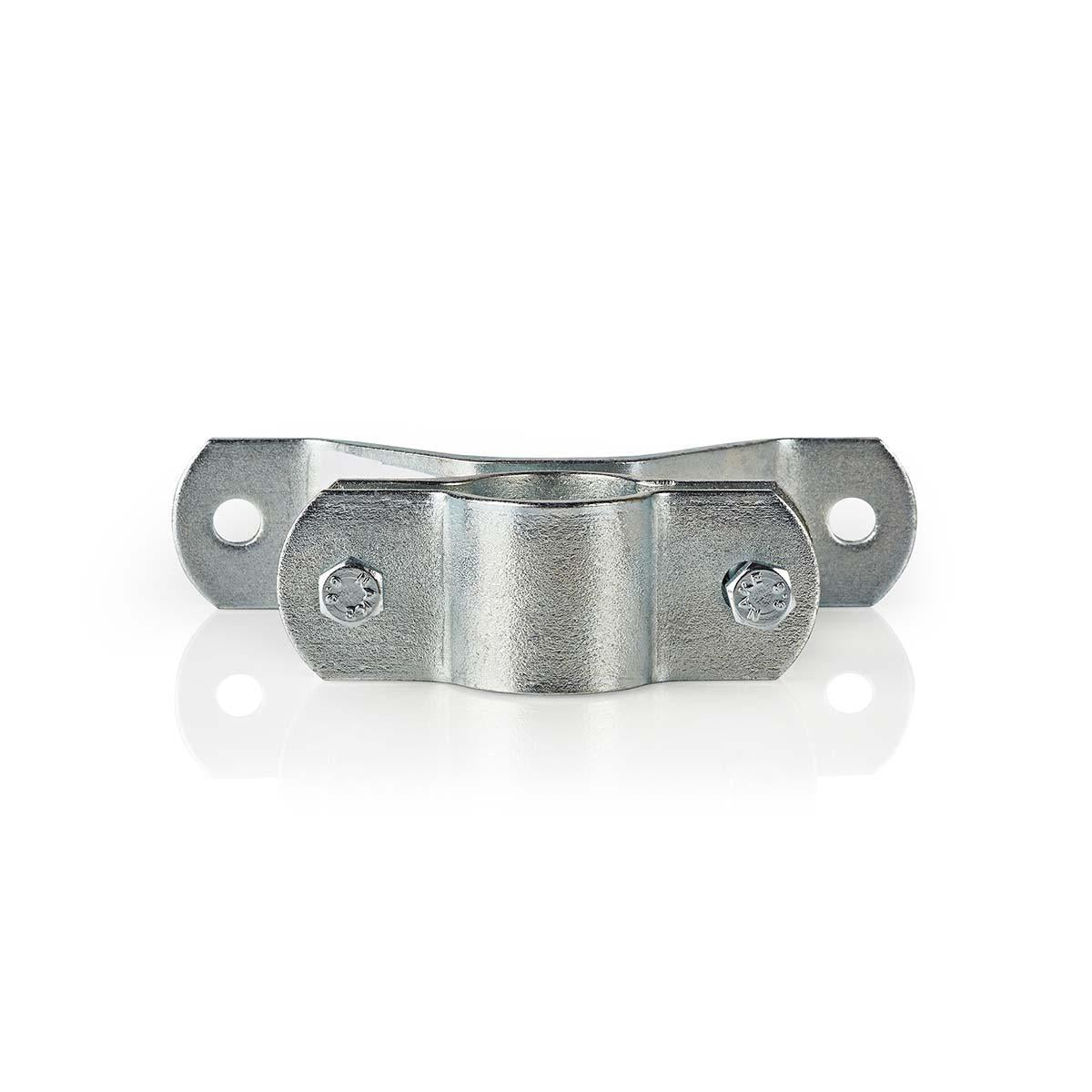 Satellite Mast clamp | Diameter range: 38 - 40 mm | Steel | Silver