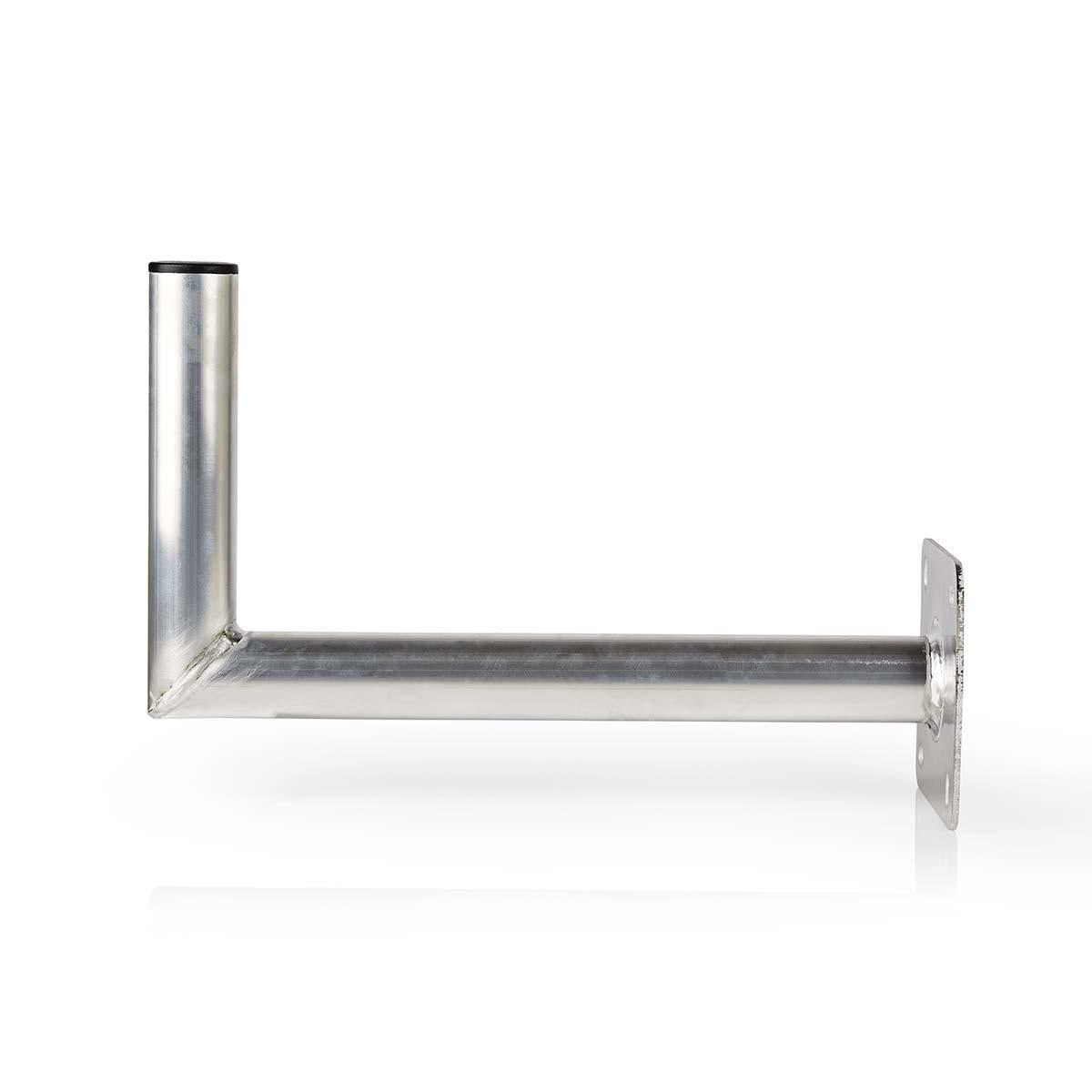 Satellite wall mount | Distance to wall: 450 mm | Diameter clamp: 50 mm | Maximum counter size: 100 cm | Aluminum | Silver