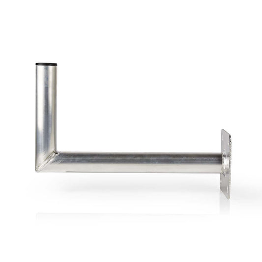 Satellite wall mount | Distance to wall: 450 mm | Diameter clamp: 50 mm | Maximum counter size: 100 cm | Aluminum | Silver