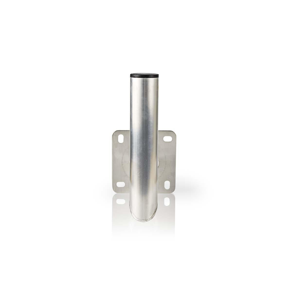 Satellite wall mount | Distance to wall: 450 mm | Diameter clamp: 50 mm | Maximum counter size: 100 cm | Aluminum | Silver