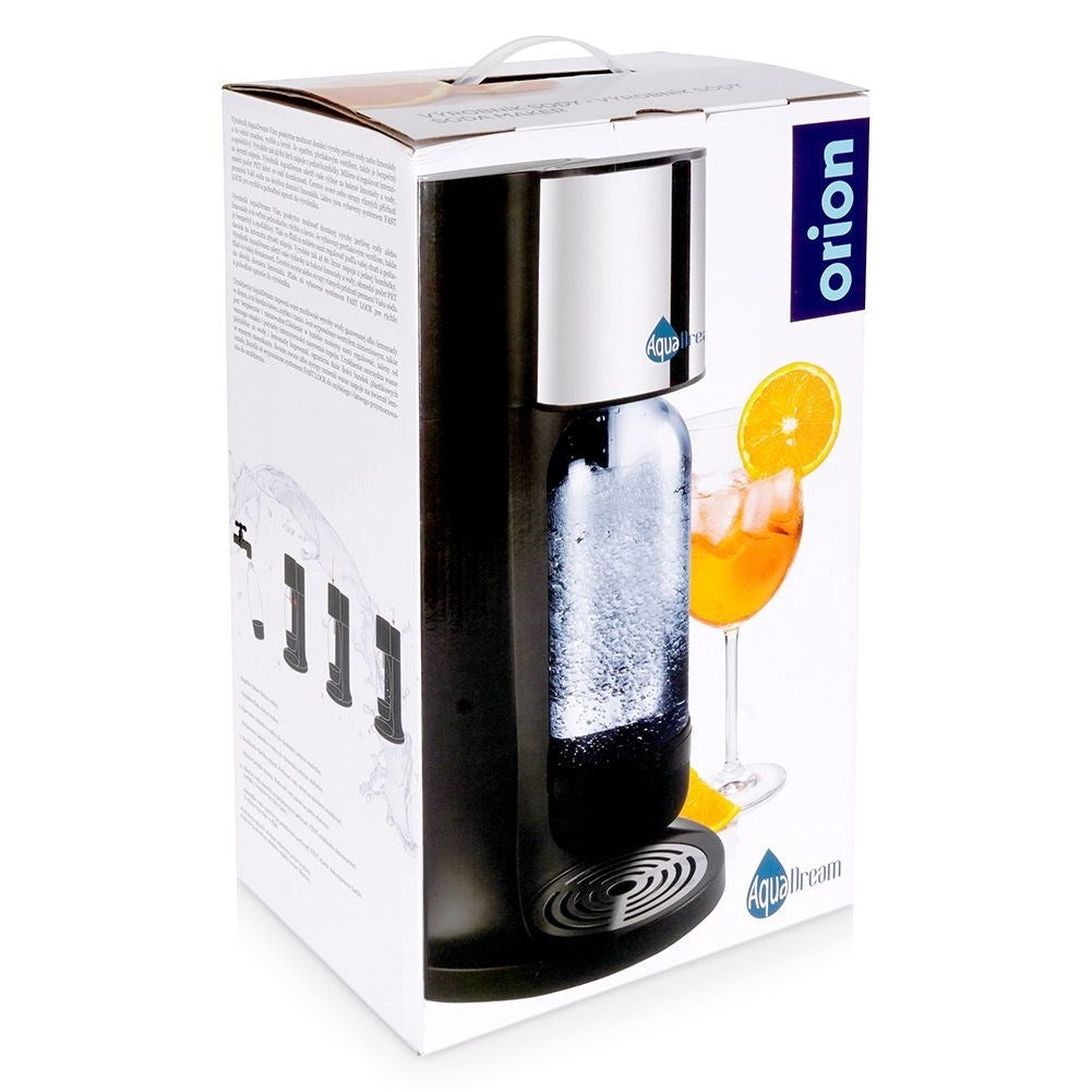 Saturator for carbonated water with safety valve