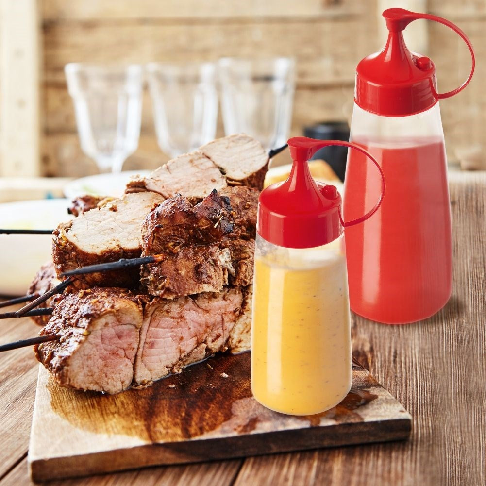 Sauce dosing bottle: Perfect for decorating and cooking