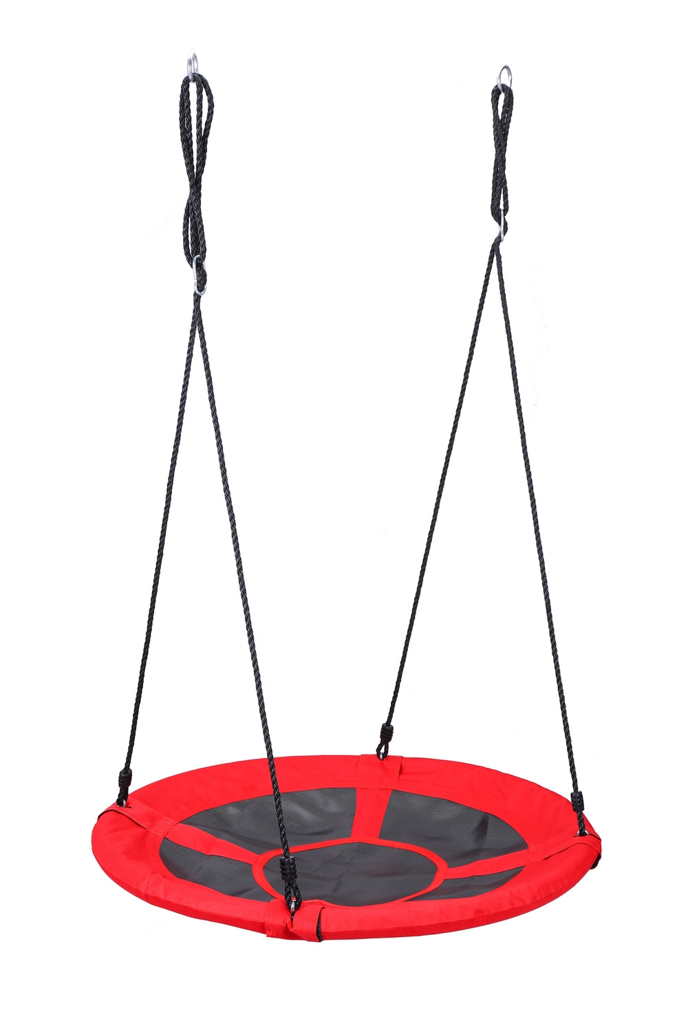 Saucer swing, garden swing XL, 100 cm, 150 kg, red
