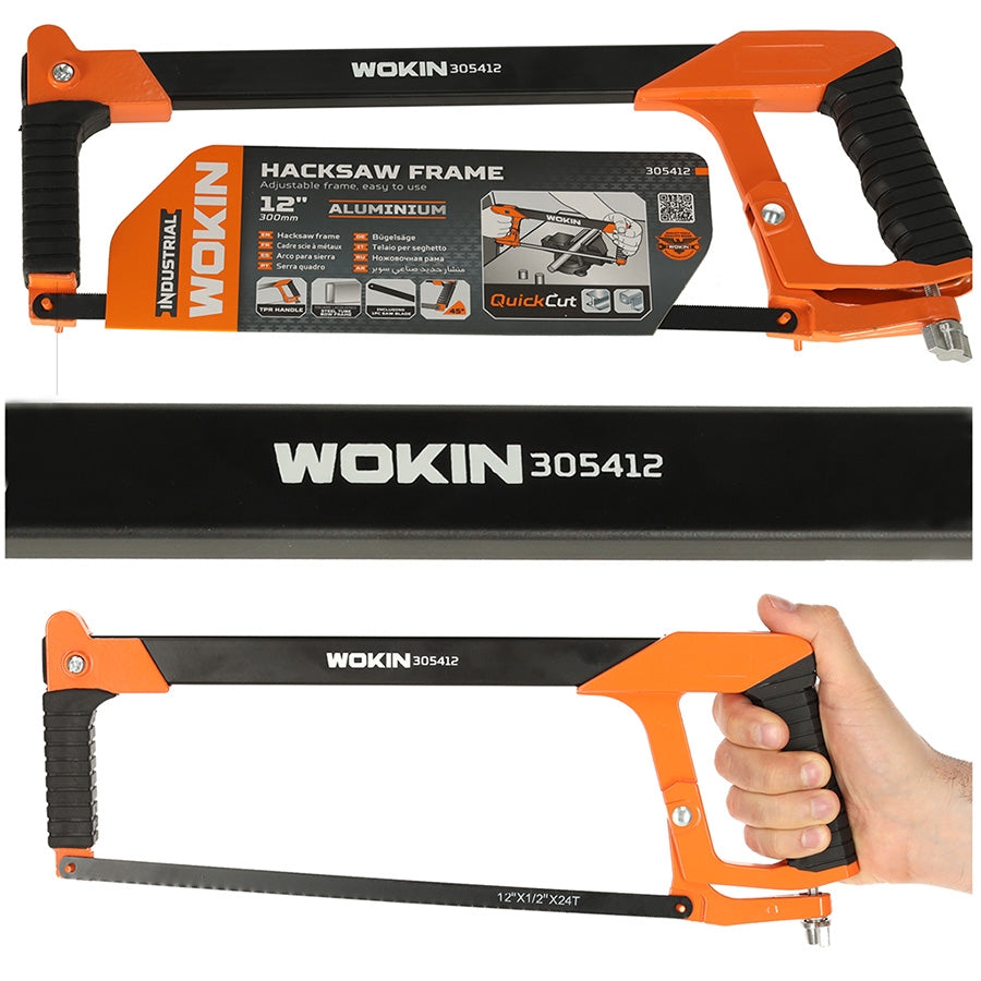 Saw blade for metal 300 mm aluminium handle