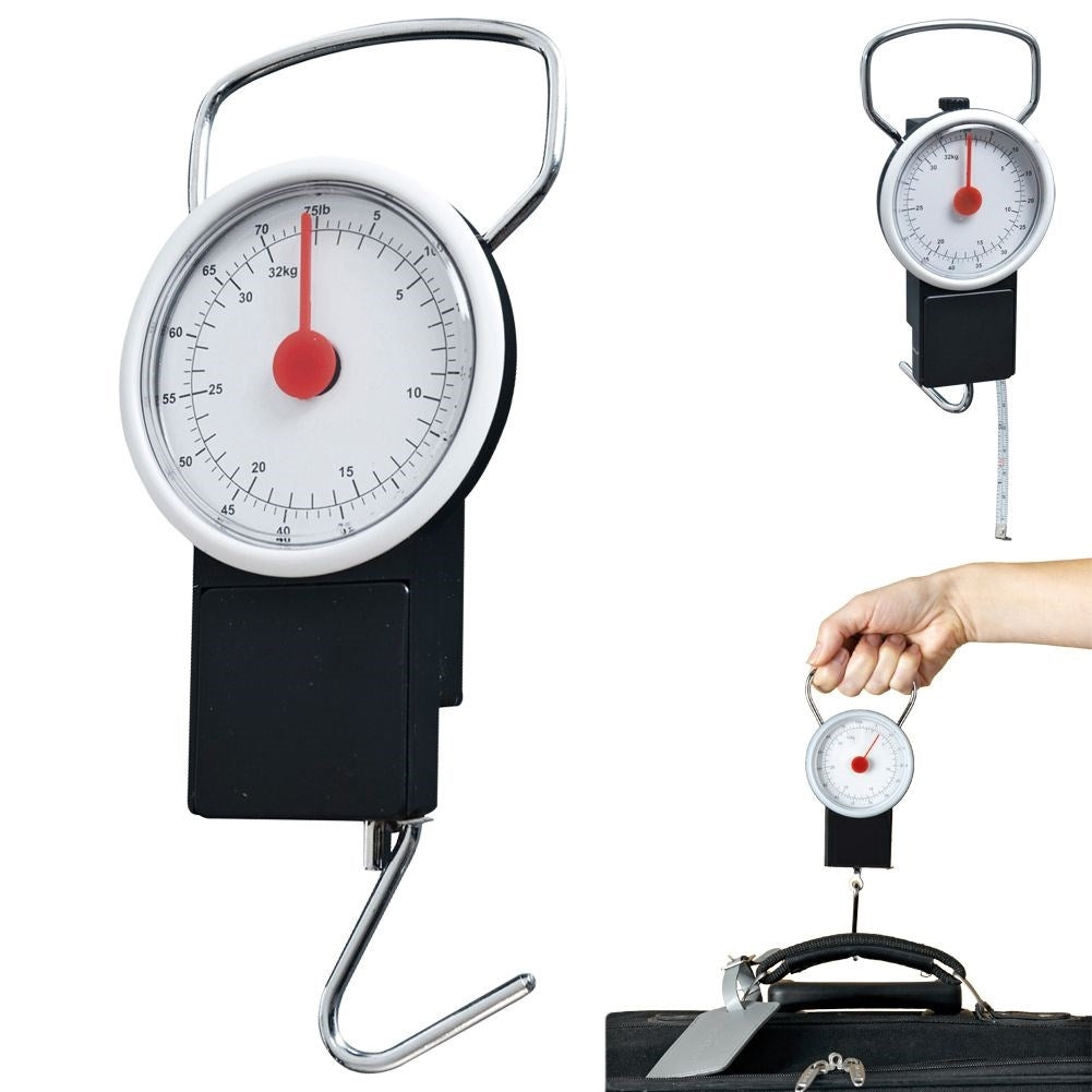 Scale for Luggage (max 32 kg) with Tape Measure