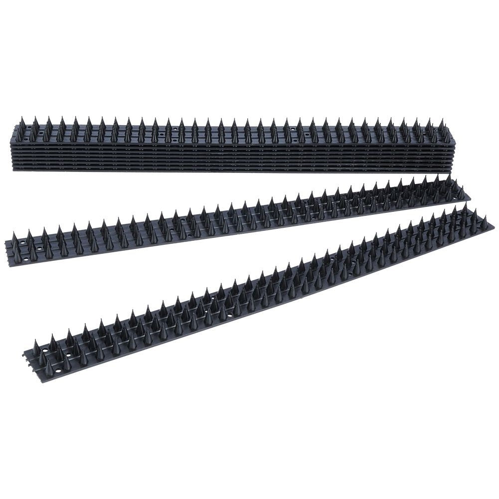Scarecrows: 10 rails, 99 spikes/rail, total 5 meters