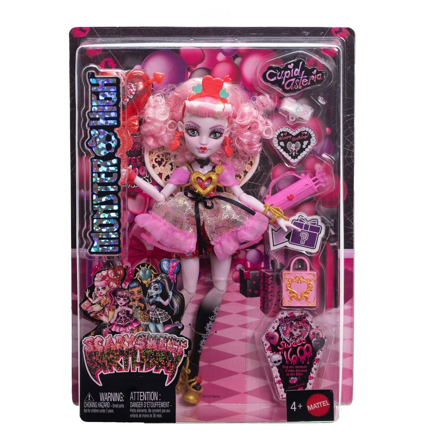 Monster High Cupid Doll with Party Outfit & Accessories