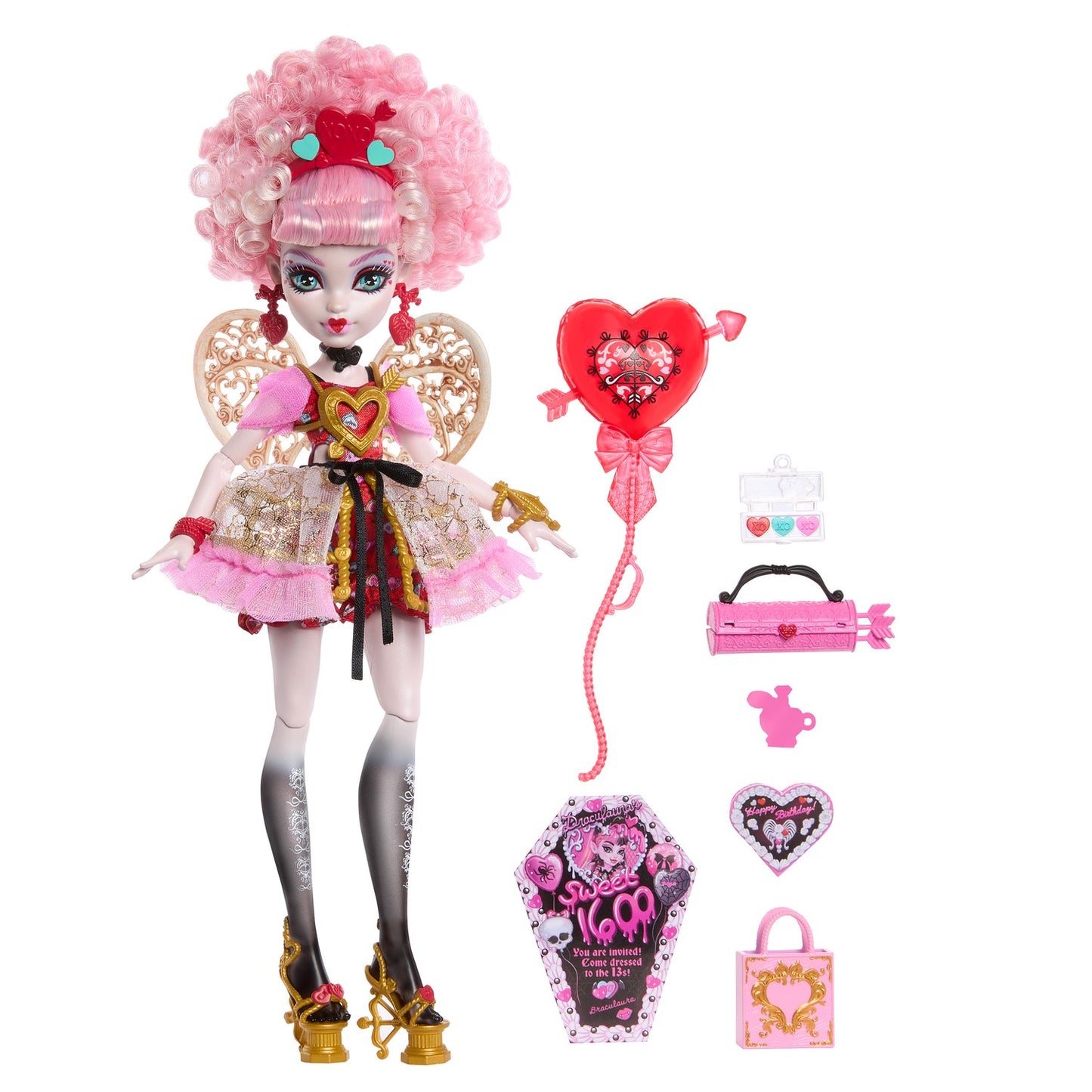 Monster High Cupid Doll with Party Outfit & Accessories