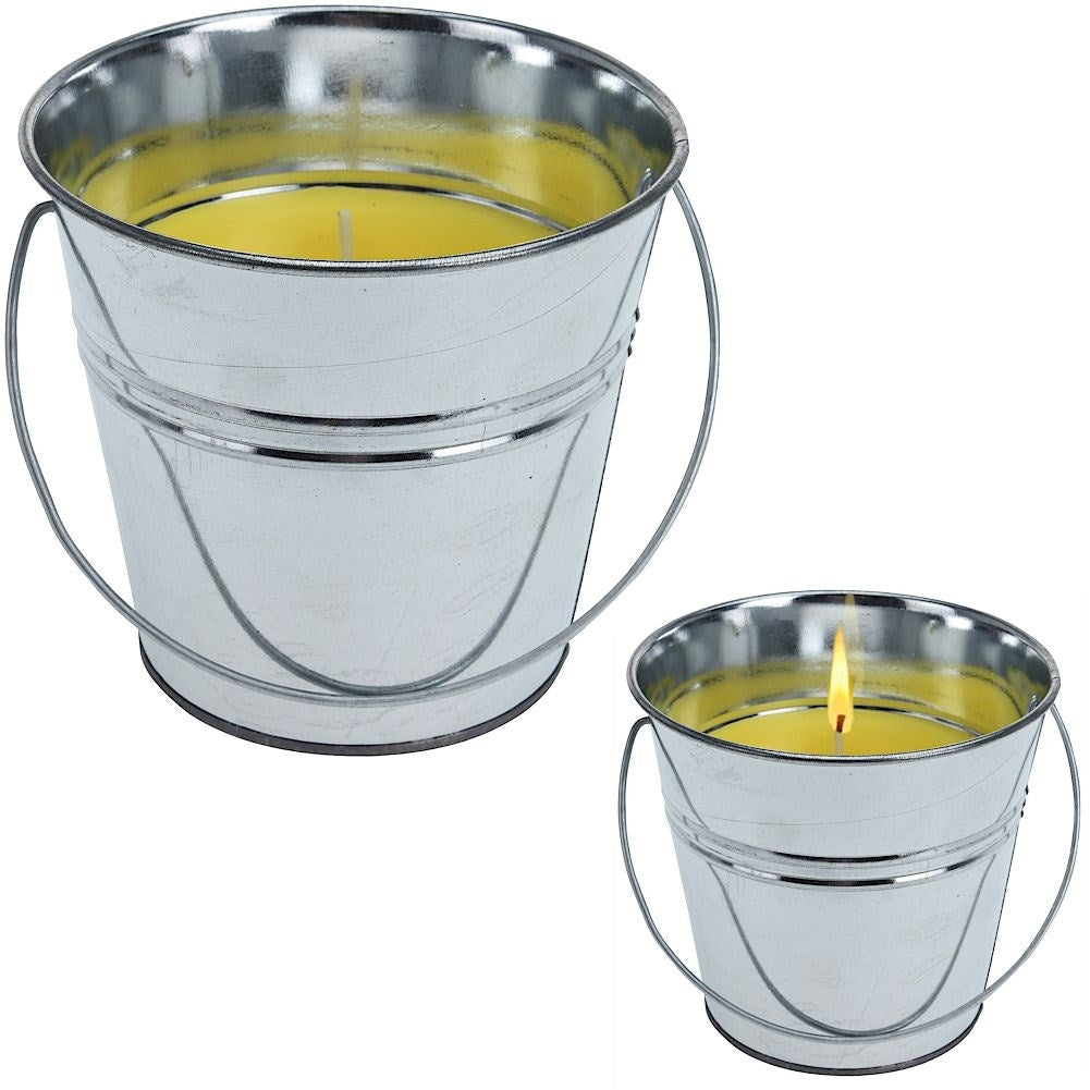 Scented candles with lemon oil: Mosquito repellent and cozy atmosphere