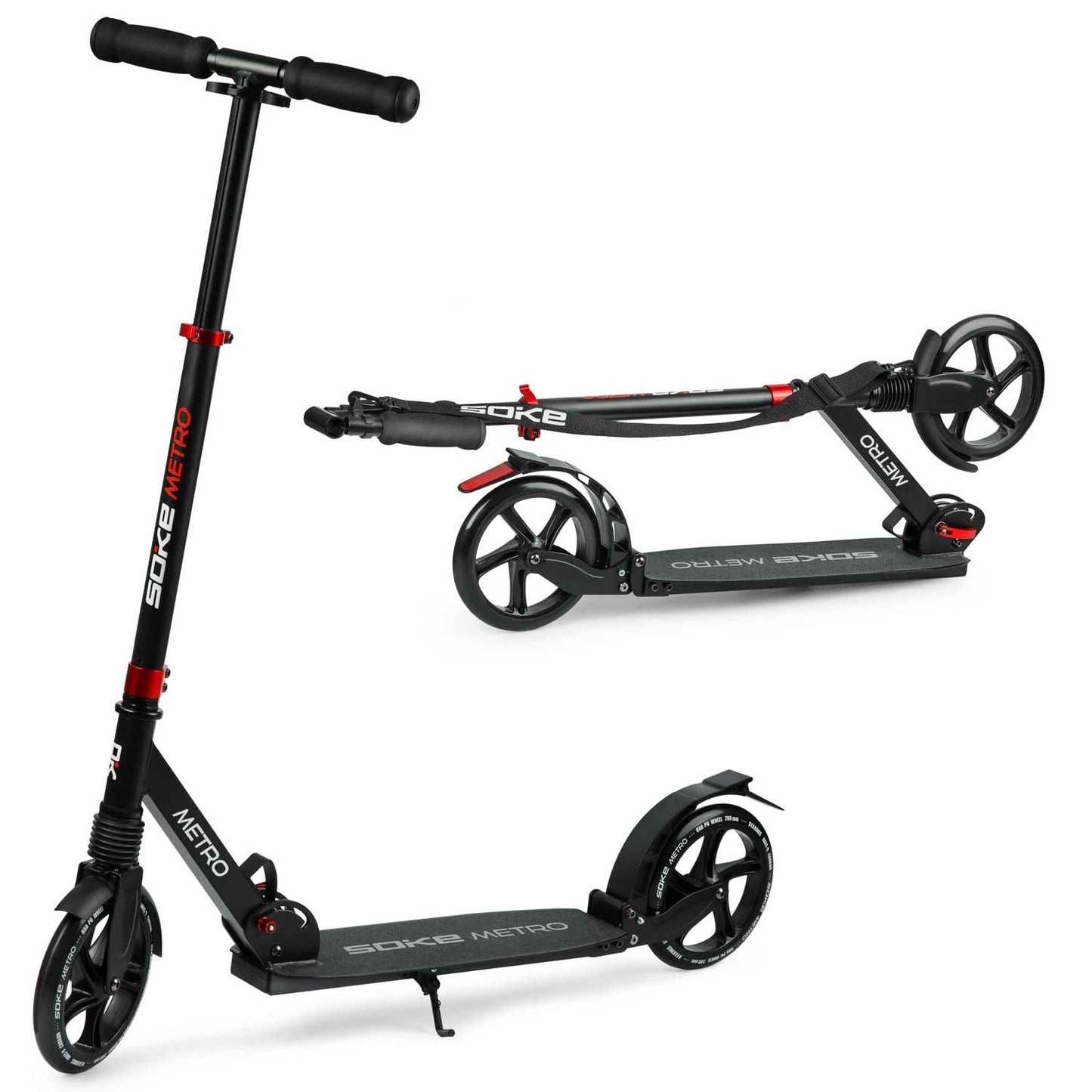 Scooter SOKE METRO black Red