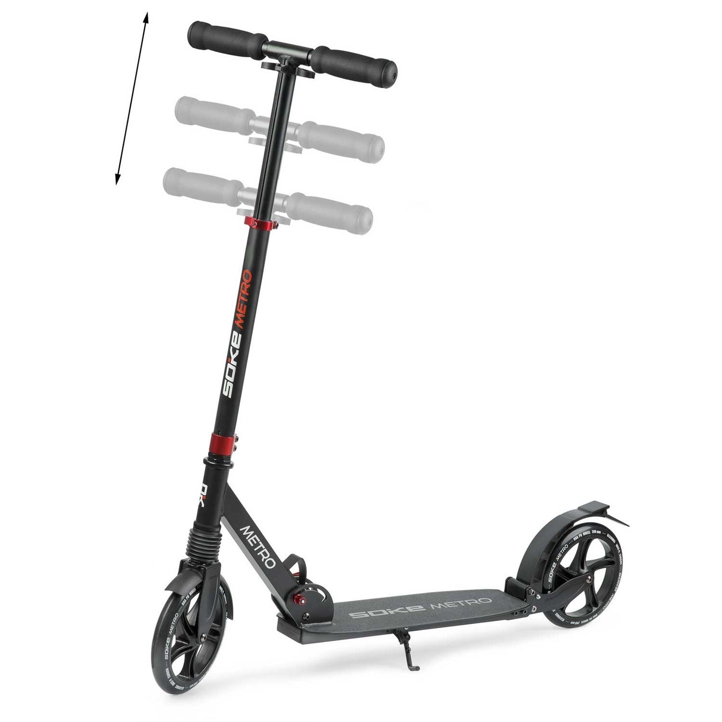 Scooter SOKE METRO black Red