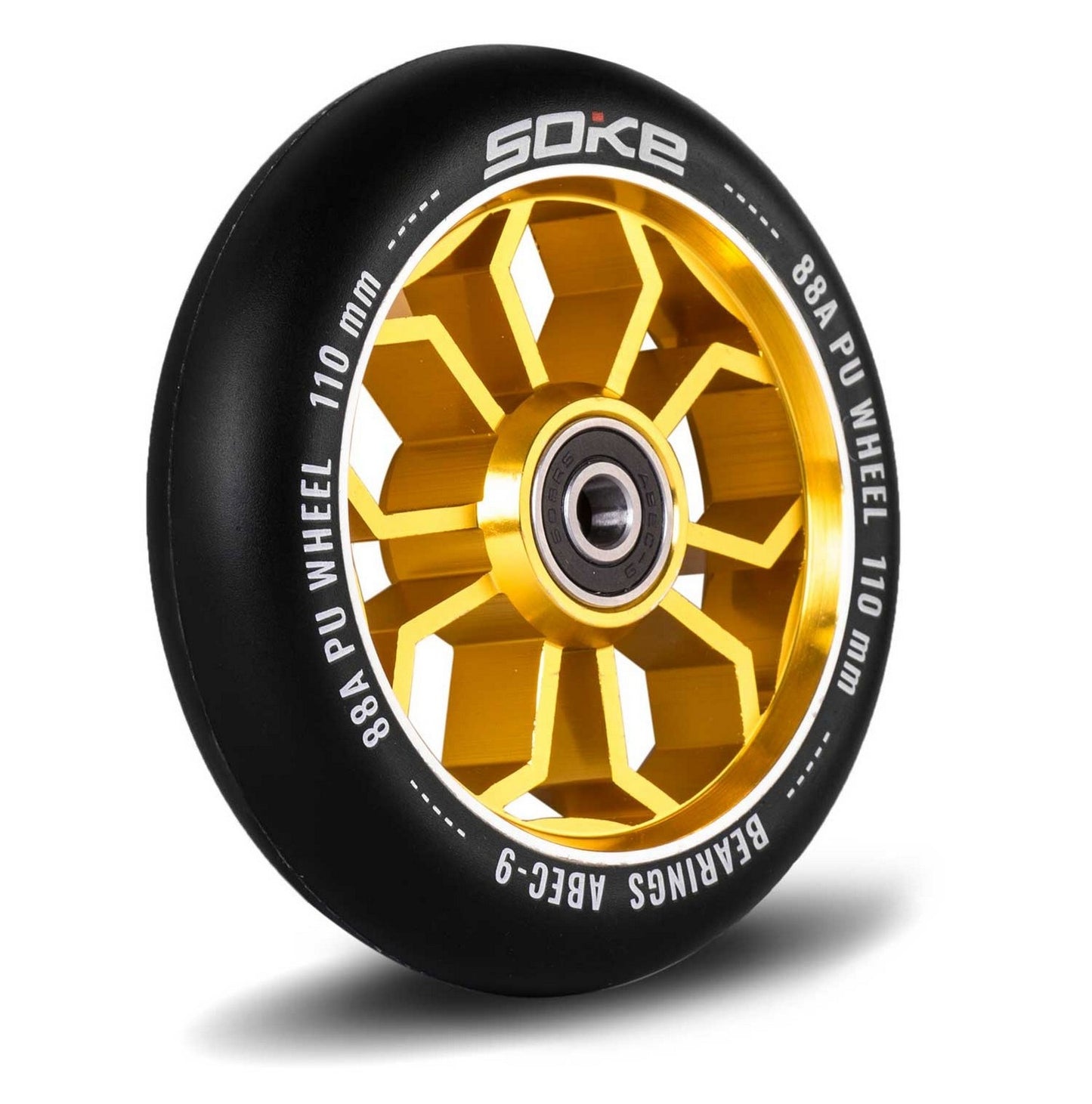 Scooter wheels 110 mm gold 2 pcs