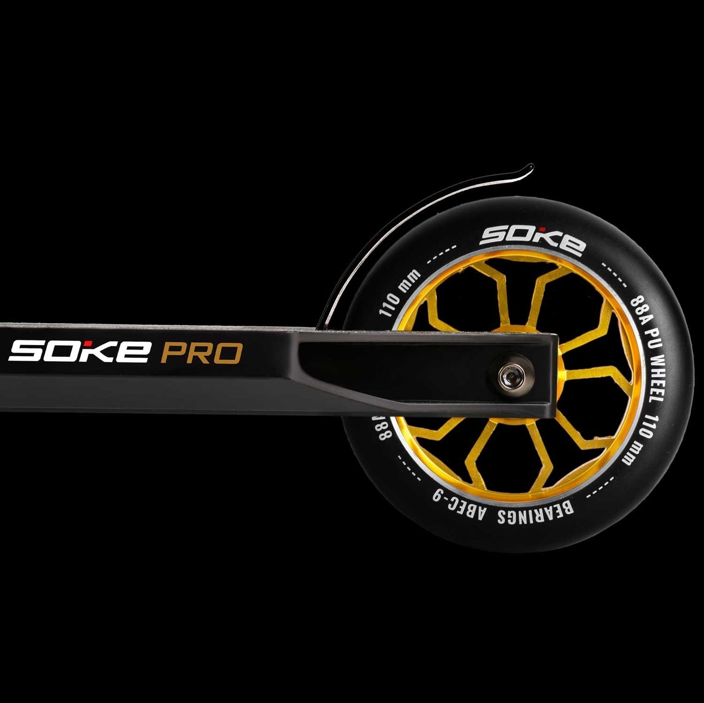Scooter wheels 110 mm gold 2 pcs