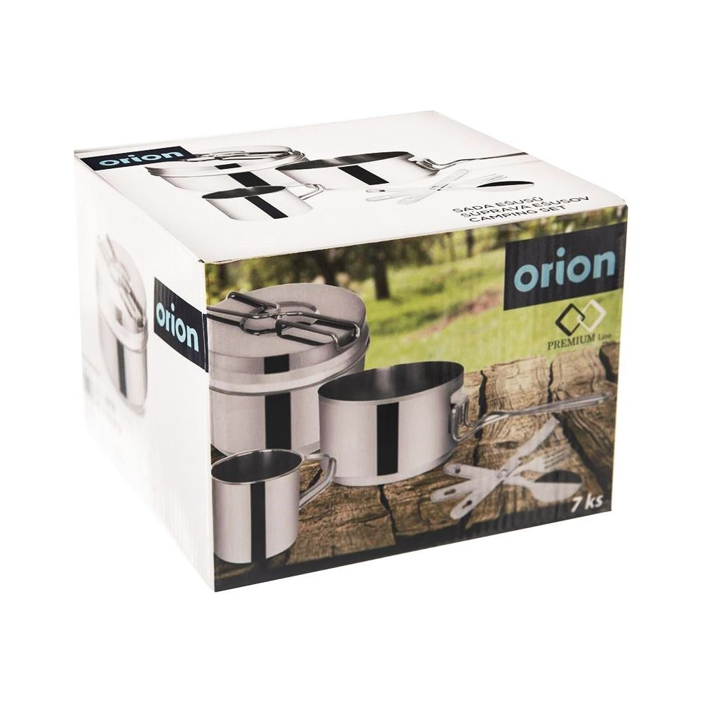 Scout lunch box: 7-piece set in stainless steel for outdoor life