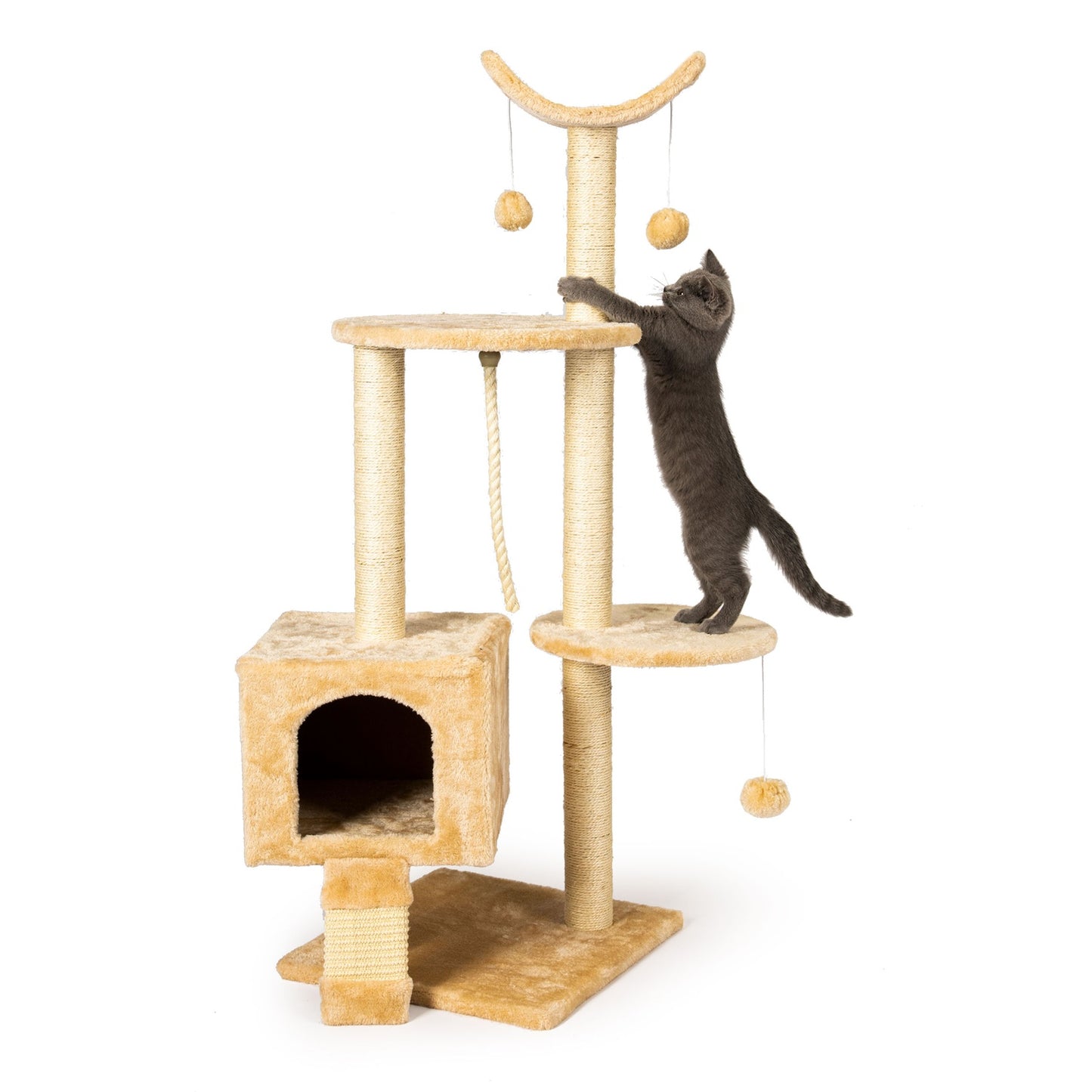 Scratching post for a cat house tree bed 120cm