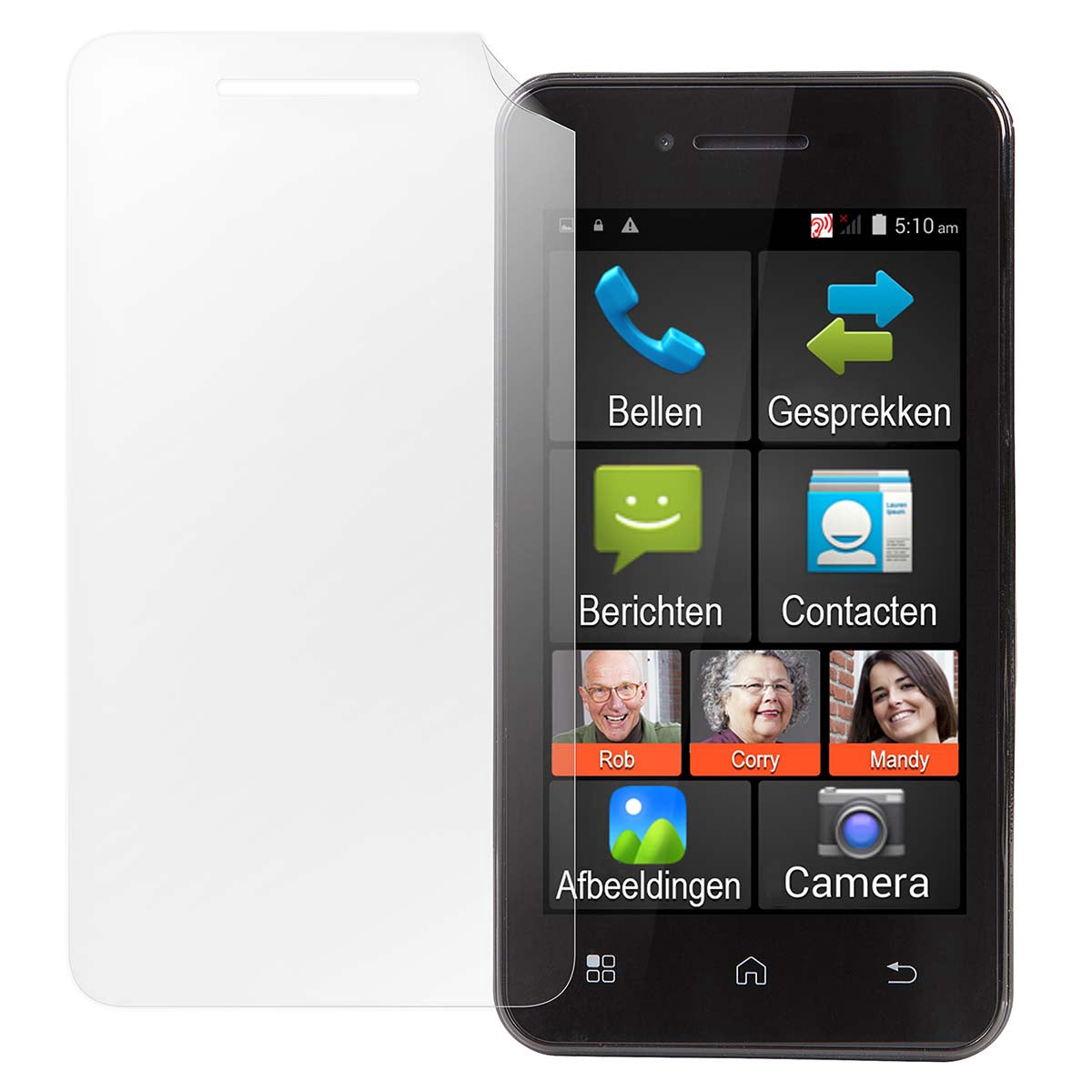 Screen Protector for Senior Smartphone, Scratch-Resistant