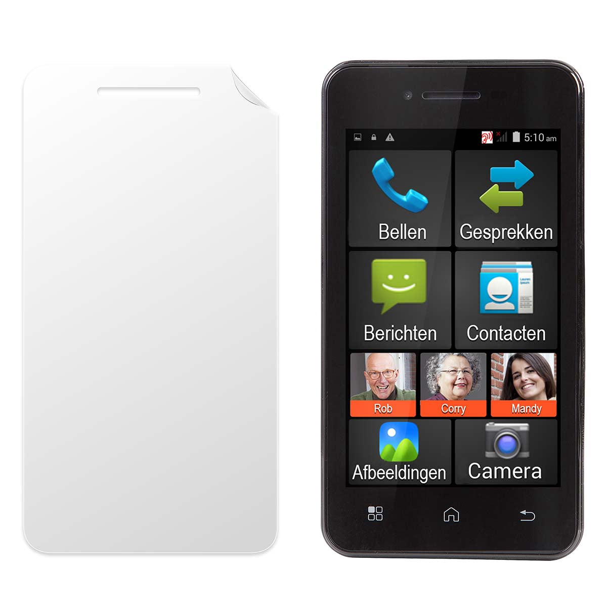 Screen Protector for Senior Smartphone, Scratch-Resistant