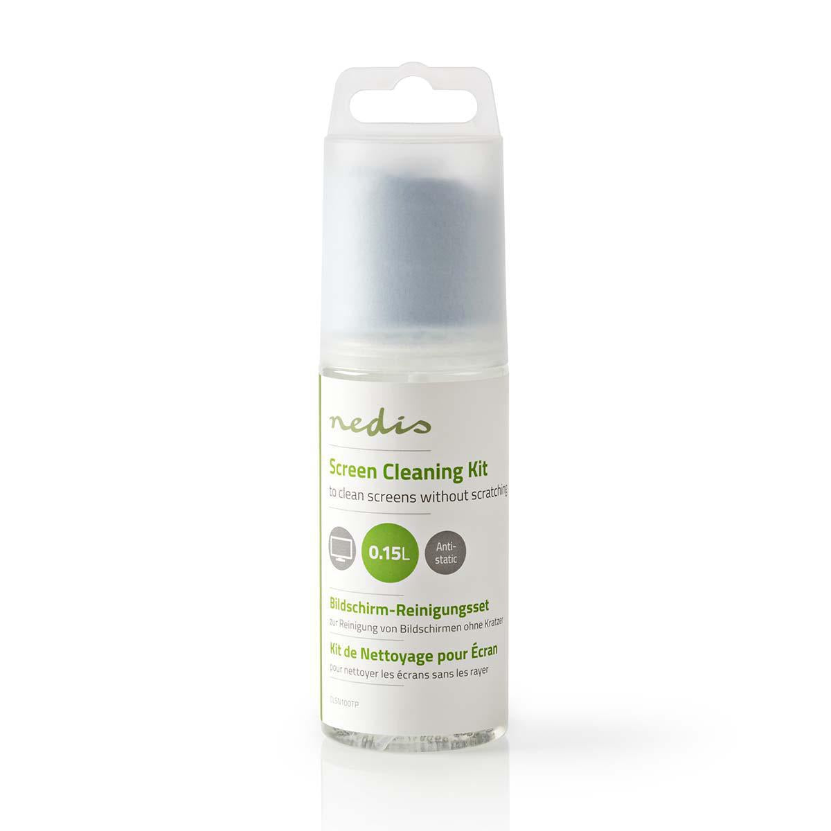 Screen cleaning | Spray | 150 ml | Computer / Reading tablet / Smartphone / TV screen | Dryer included