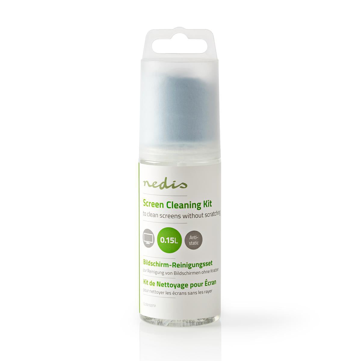 Screen cleaning | Spray | 150 ml | Computer / Reading tablet / Smartphone / TV screen | Dryer included