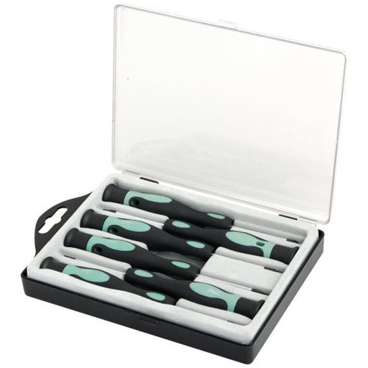 Screwdriver set Precision Torx/star/slot, 6 pcs