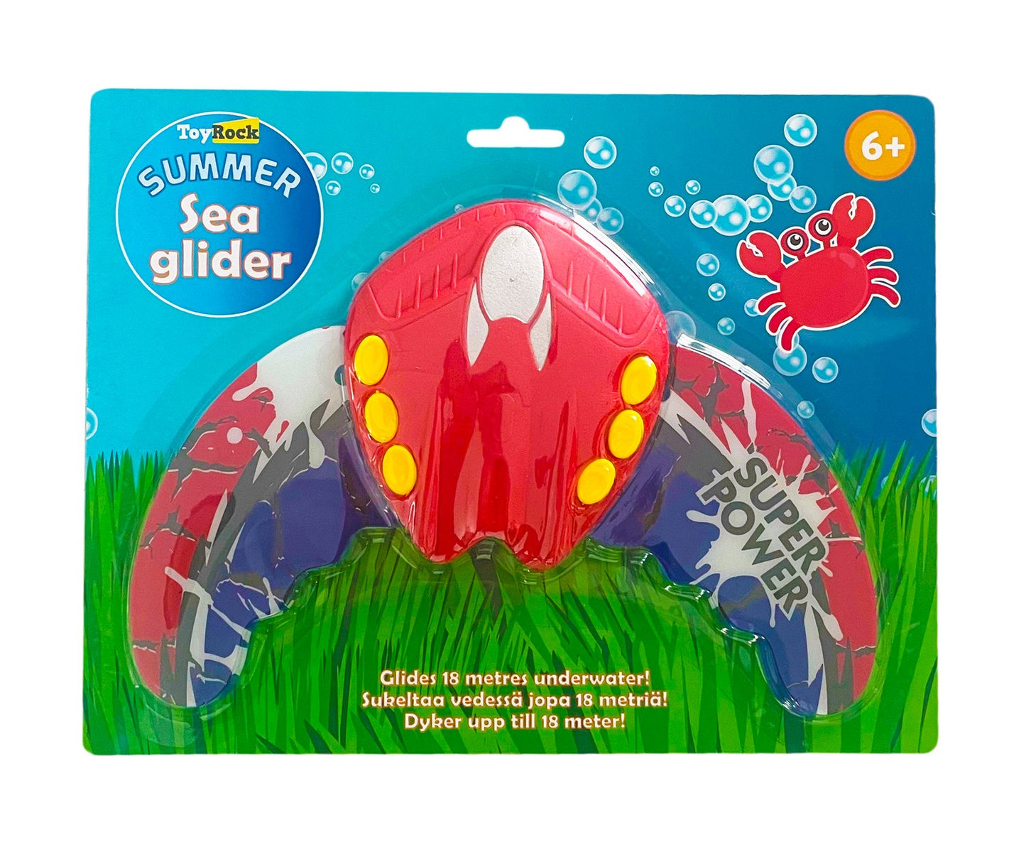 Underwater Sea Glider Toy, Adjustable Wings, 33x18 cm