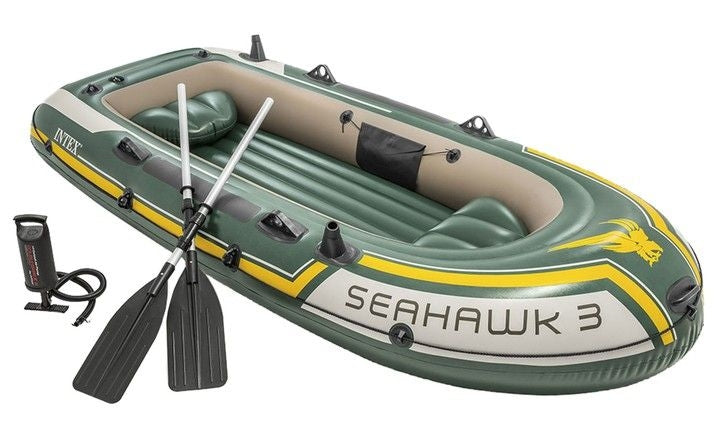 Seahawk pontoon, 3-person pump + 2 oars Intex 68380