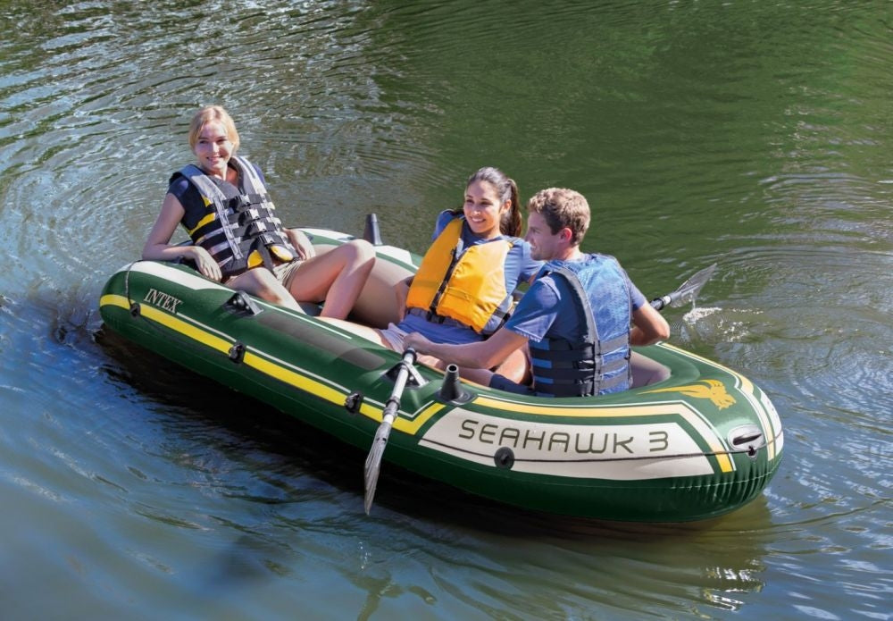 Seahawk pontoon, 3-person pump + 2 oars Intex 68380