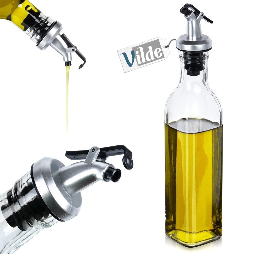 Sealable glass bottle for oil, 250 ml - Perfect for flavoring