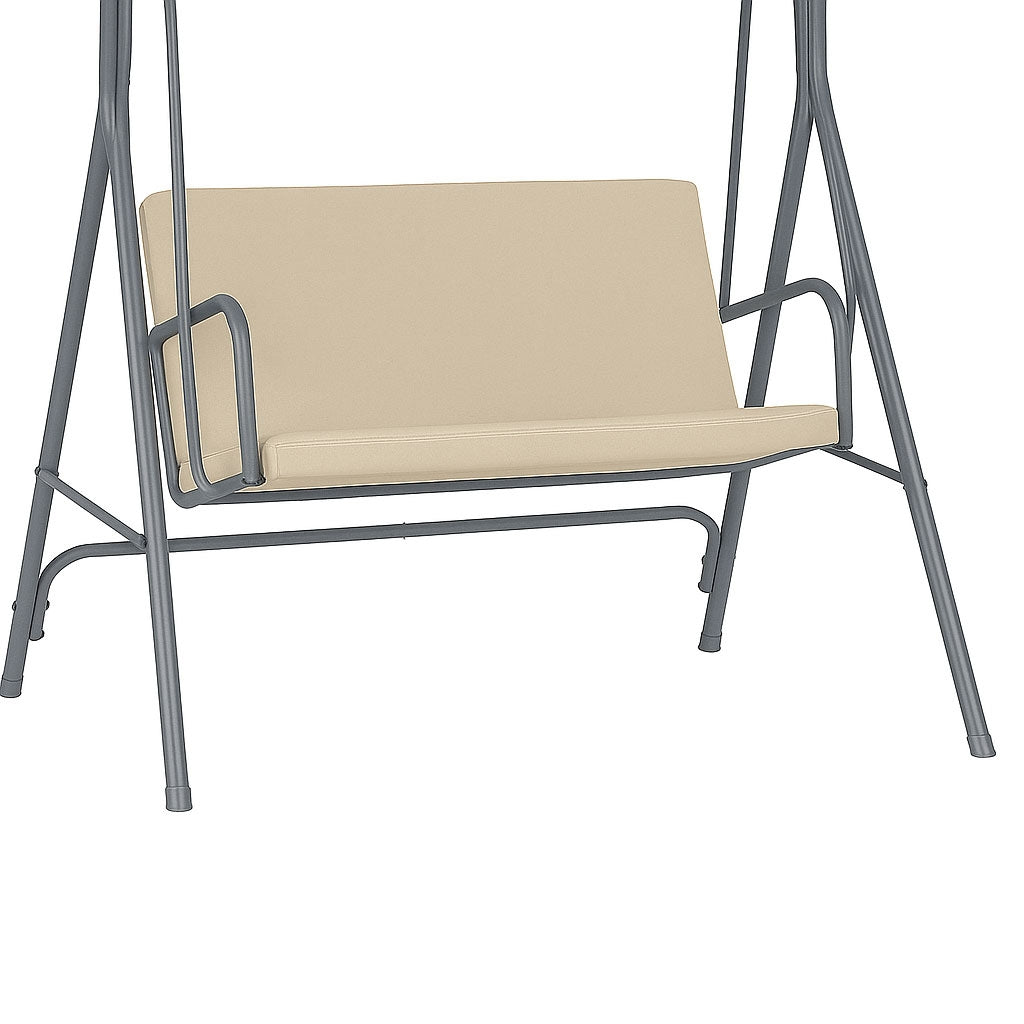 Seat Cushion for Garden Swing 127x100 cm Beige MultiGarden