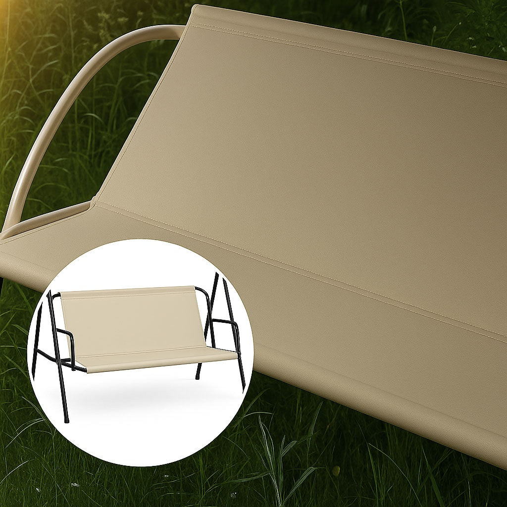 Seat Cushion for Garden Swing 127x100 cm Beige MultiGarden