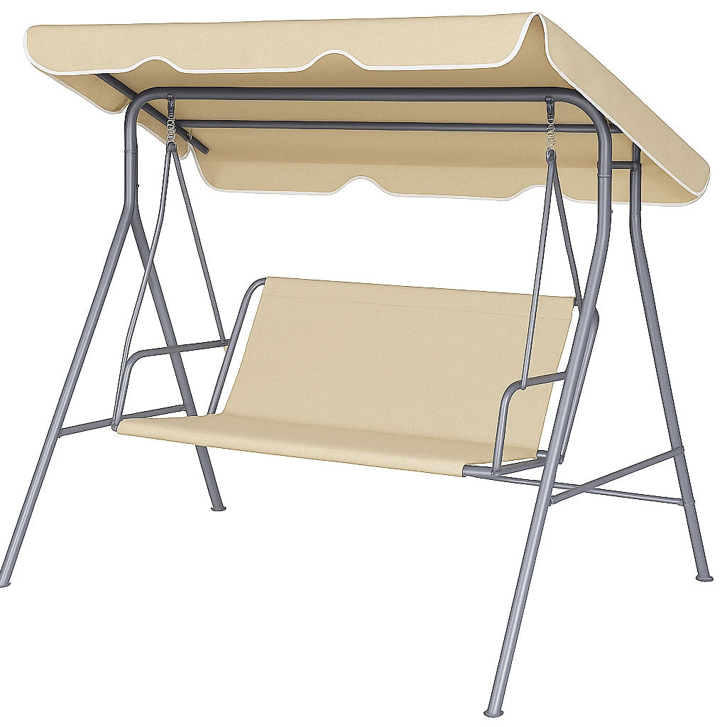 Seat Cushion for Garden Swing 127x100 cm Beige MultiGarden