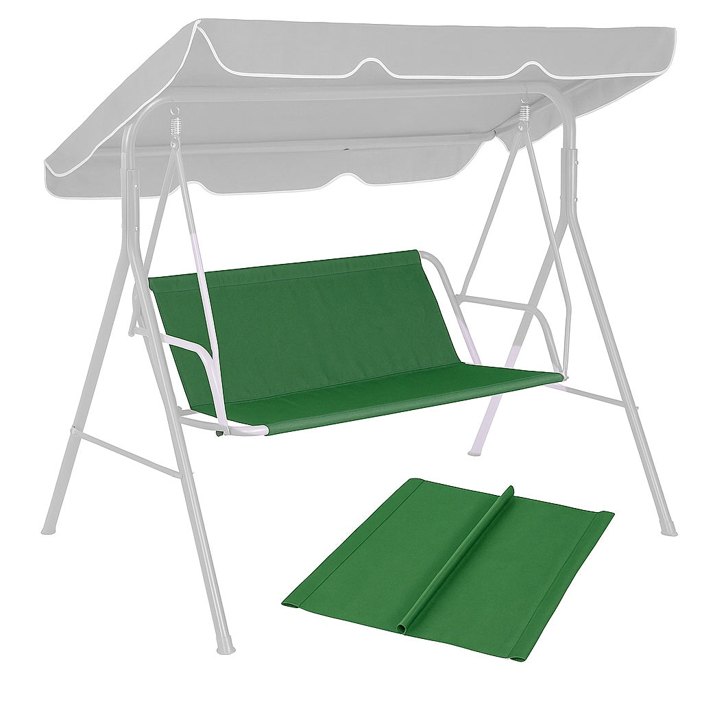 Seat Cushion for Garden Swing 127x100 cm Green MultiGarden