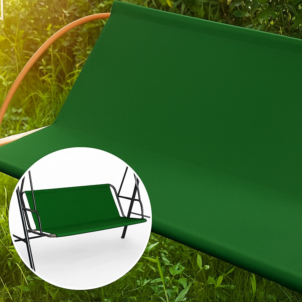 Seat Cushion for Garden Swing 127x100 cm Green MultiGarden