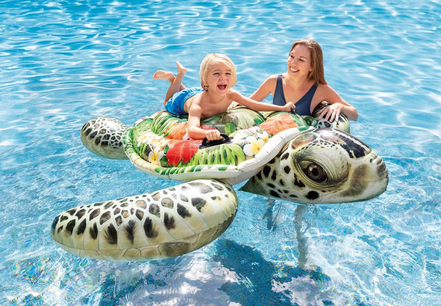 Sea turtle inflatable mattress for children INTEX 57555