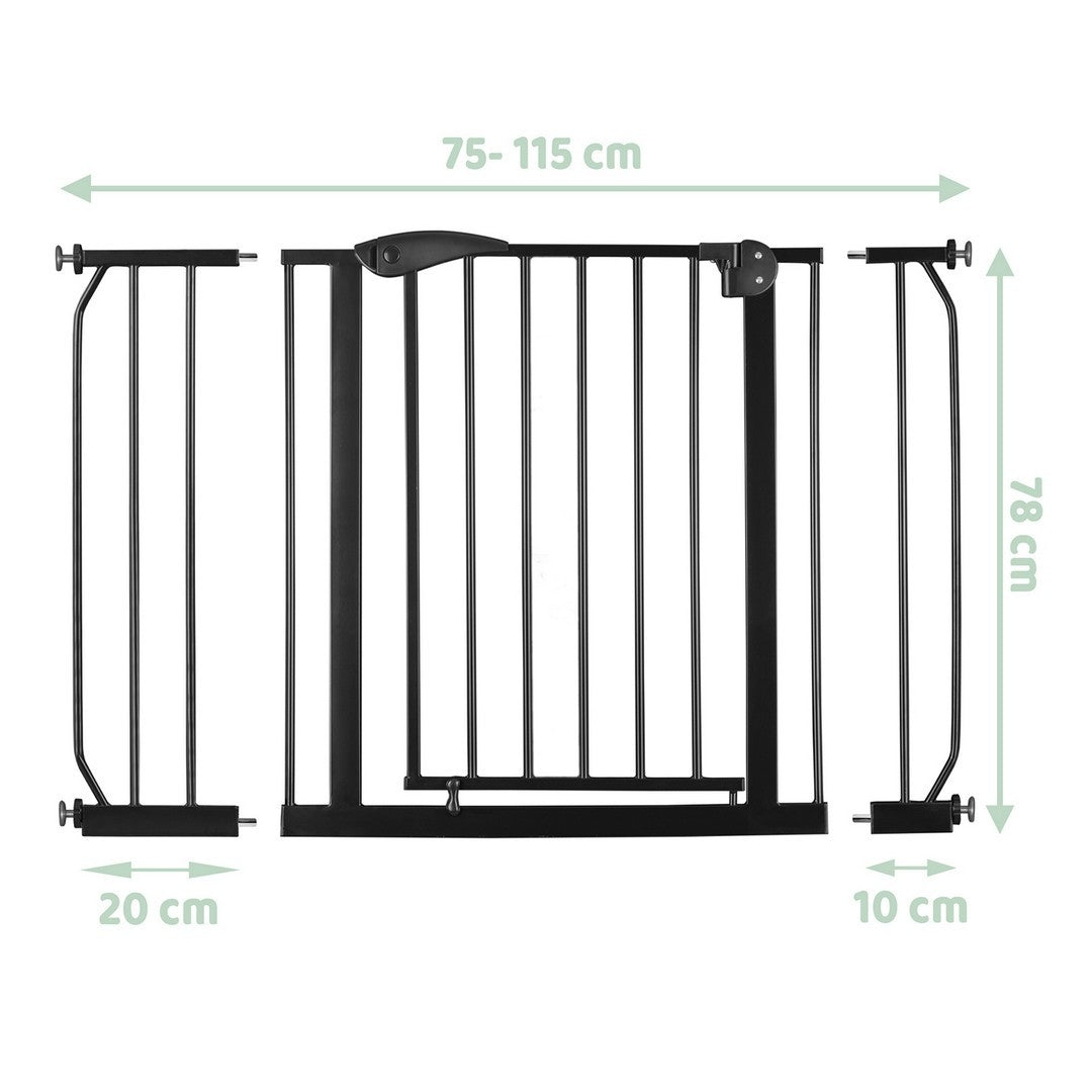 Security gate black Nukido 718300
