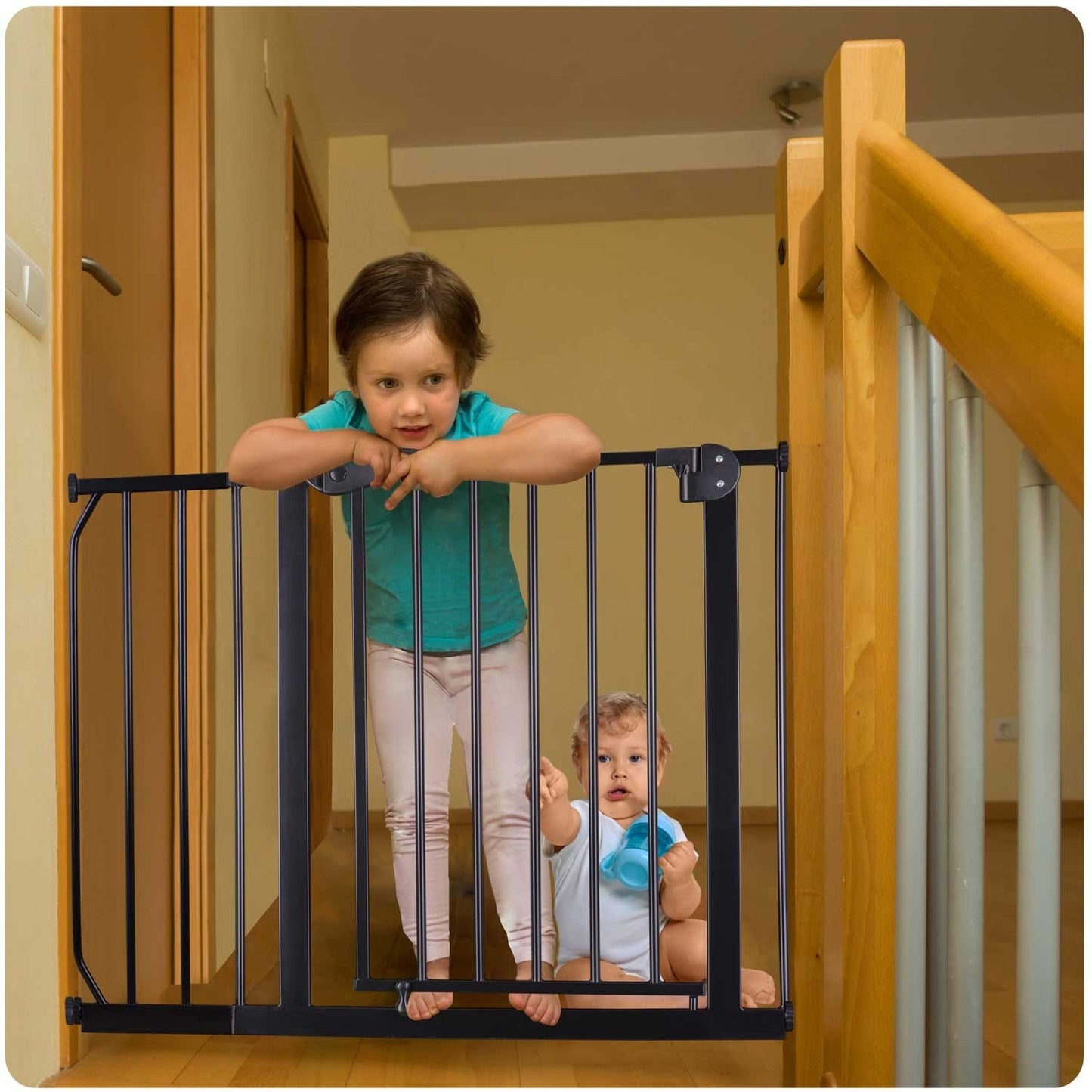 Security gate black Nukido 718300