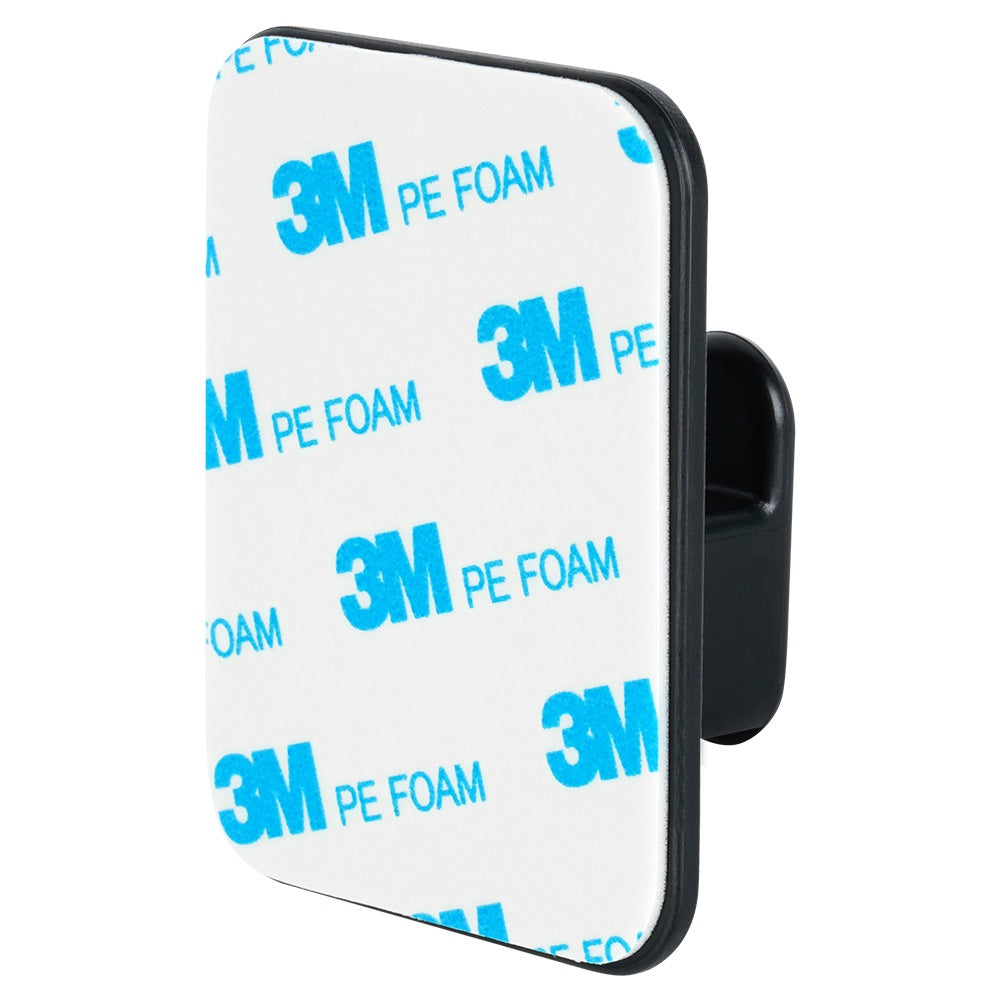 Self-Adhesive Black Hook, 5x6.5 cm, 2 Pack