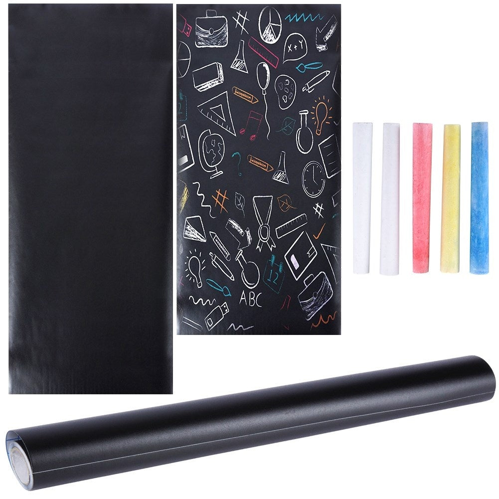 Self Adhesive Chalkboard - Perfect for Walls, Cupboards and Refrigerators