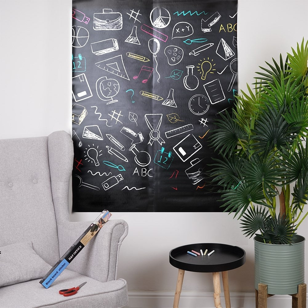 Self Adhesive Chalkboard - Perfect for Walls, Cupboards and Refrigerators